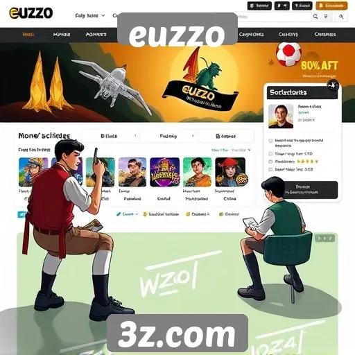 Jogadores comentam sobre a usabilidade do site euzzo